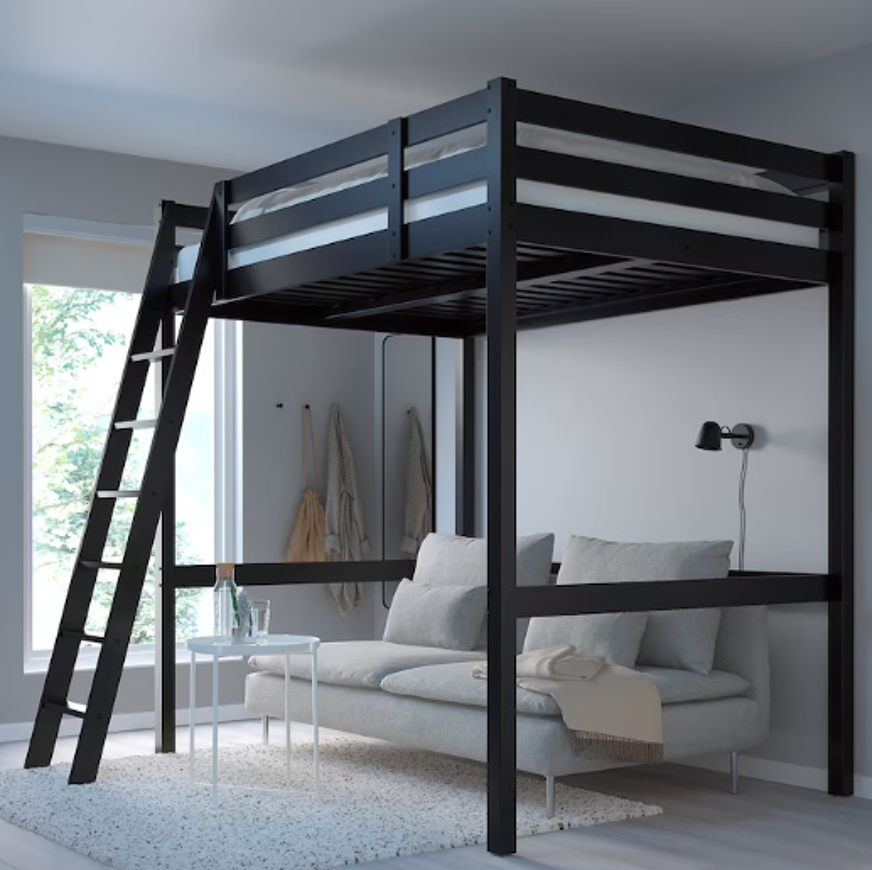 Houten hoogslaper